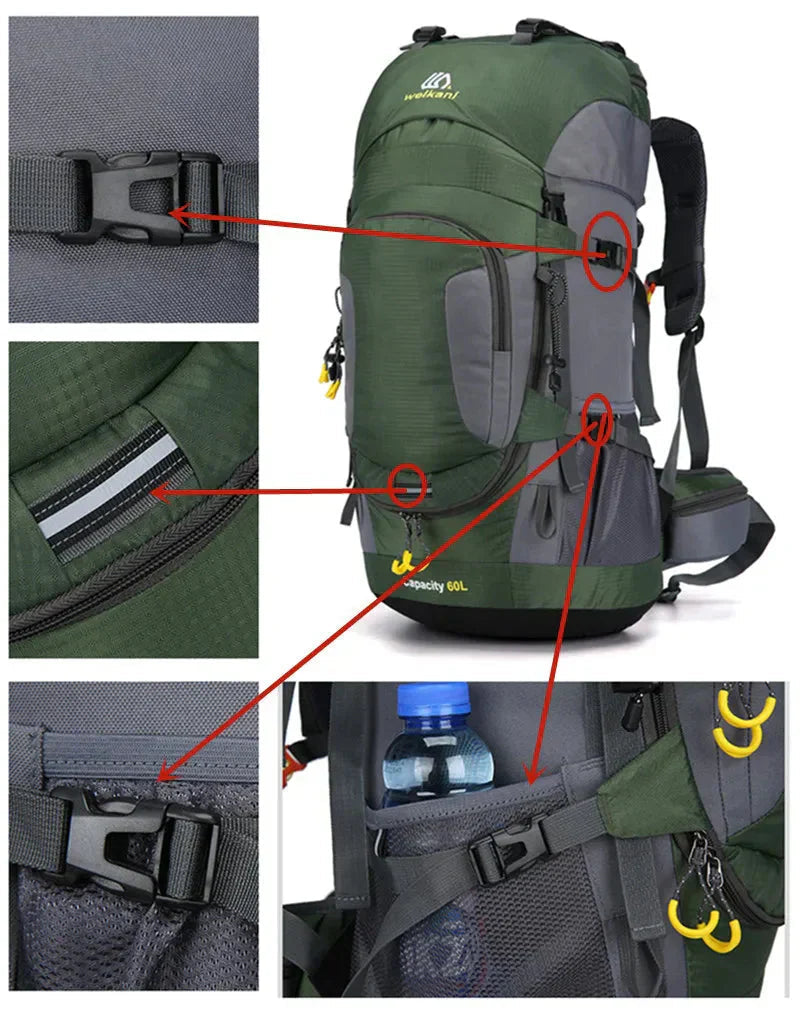 60L Backpack - Waterproof