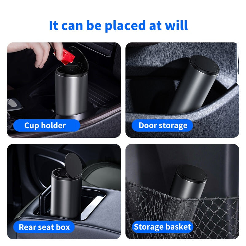 Trash Can for Car, Home, Office Desktop