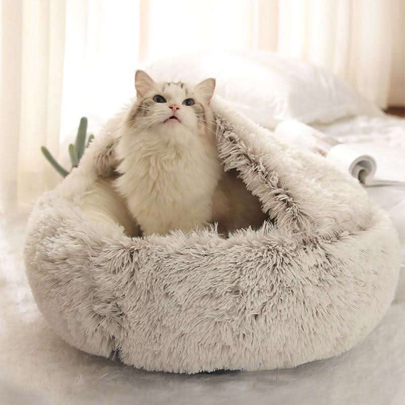 Soft Luxury Basket for Cats & Small Dogs