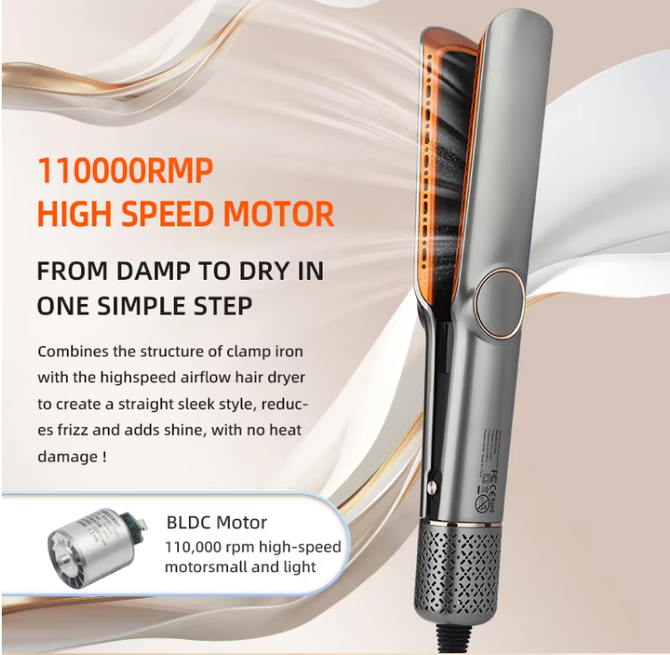 2-in-1 Hair Dryer & Straightener for Effortless Styling