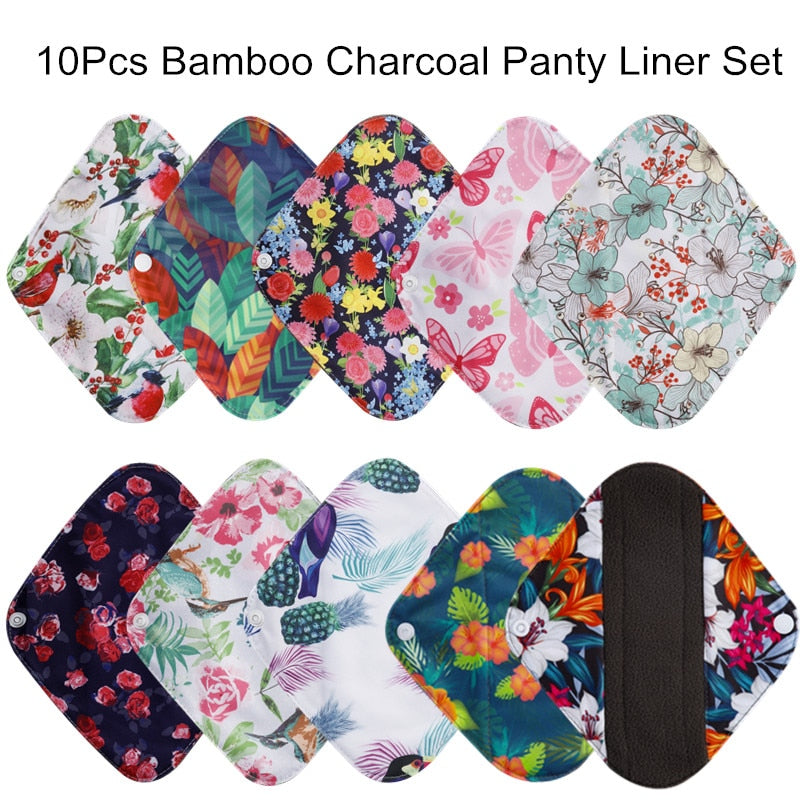 10 pieces reusable pads - Organic periods reusable pads