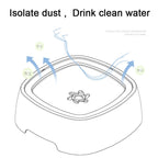 No-Spill Pet Water Dispenser Bowl