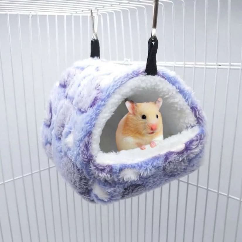 Soft hammock house for hamsters to cuddle and sleep in