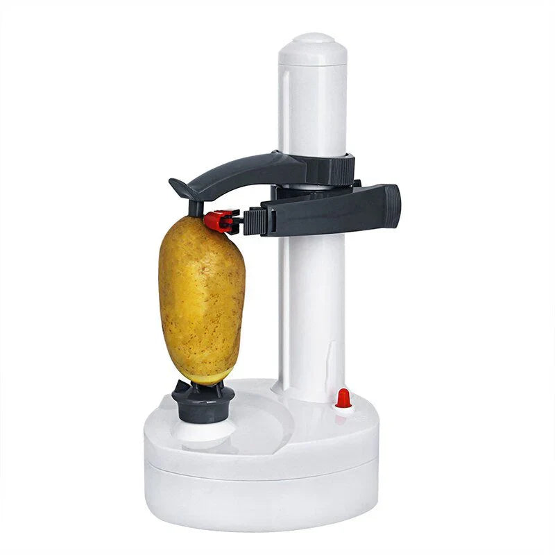 Automatic fruit and vegetable peeler with one-button operation