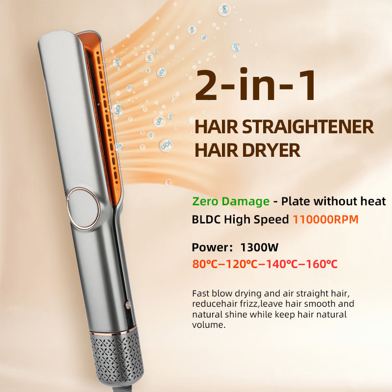 2-in-1 Hair Dryer & Straightener for Effortless Styling