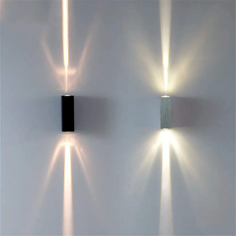 LED exterior wall light Virelo Beam | IP65 waterproof | Aluminium housing | For garden, terrace & facade | 85–265 V