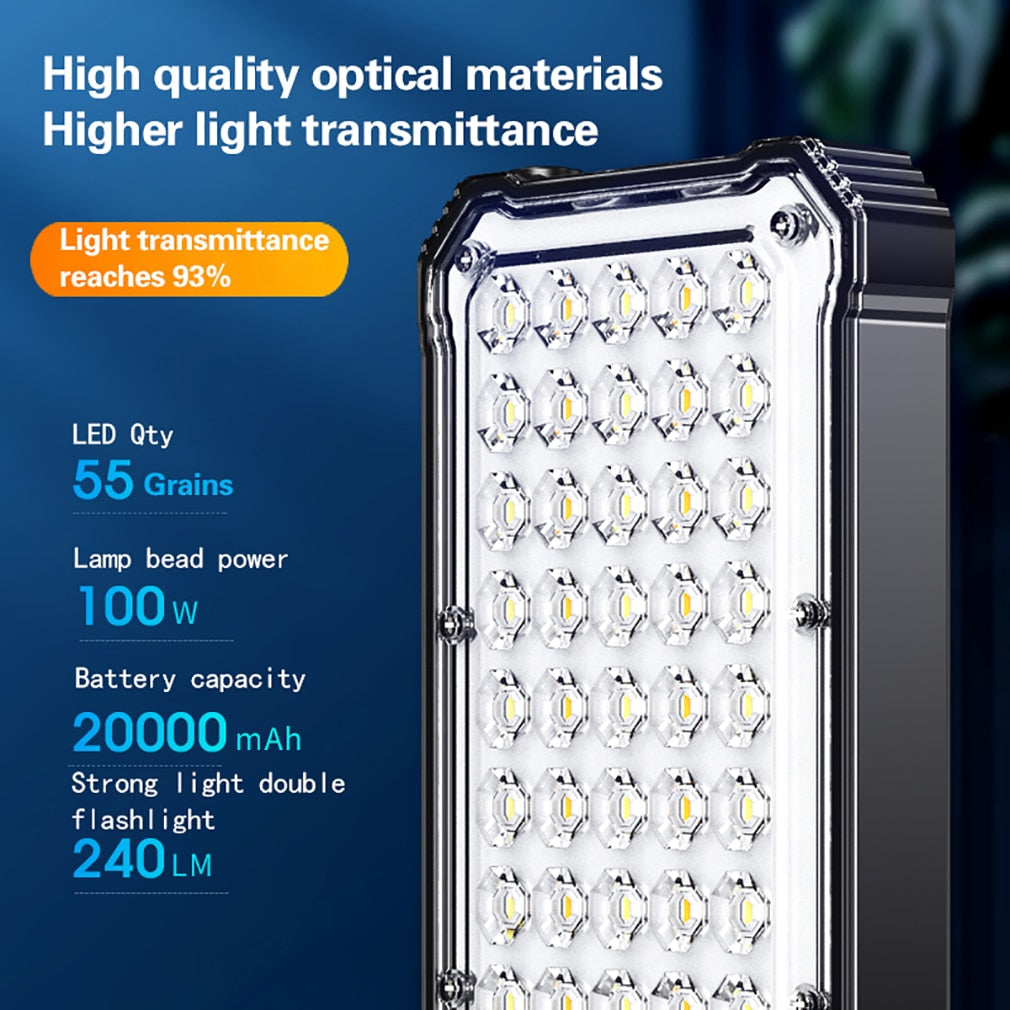Waterproof Wireless Charging LED Lamp Power Bank