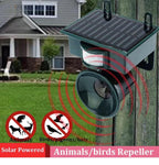 TerraGuard – Weatherproof Solar Bird Repeller with PIR Motion Sensor & Natural Sound Deterrent