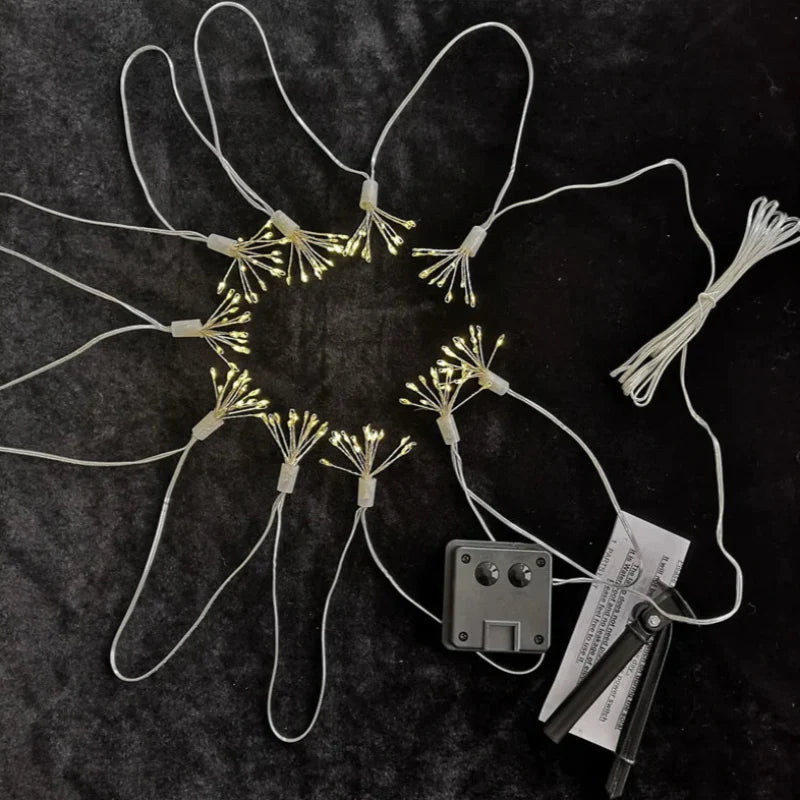 Fireworks Silver String Lights