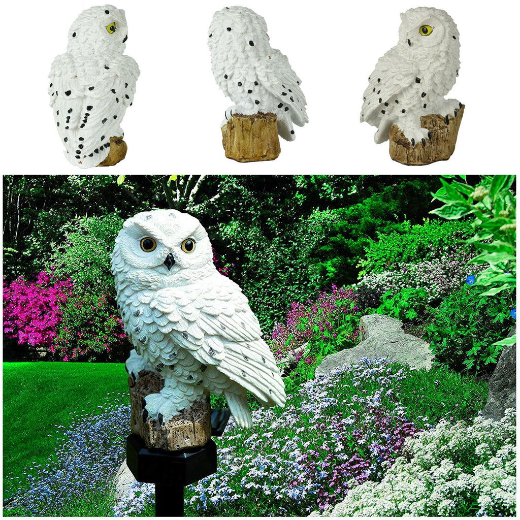 Solar Garden Light Owl – LED Outdoor Light for Garden, Terrace and Balcony, weatherproof