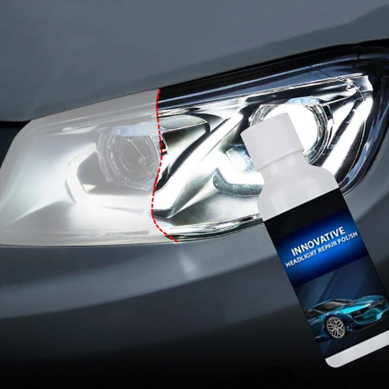 Liquid for dull car headlights