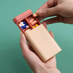 Compact supplement box for vitamins & medicines with style