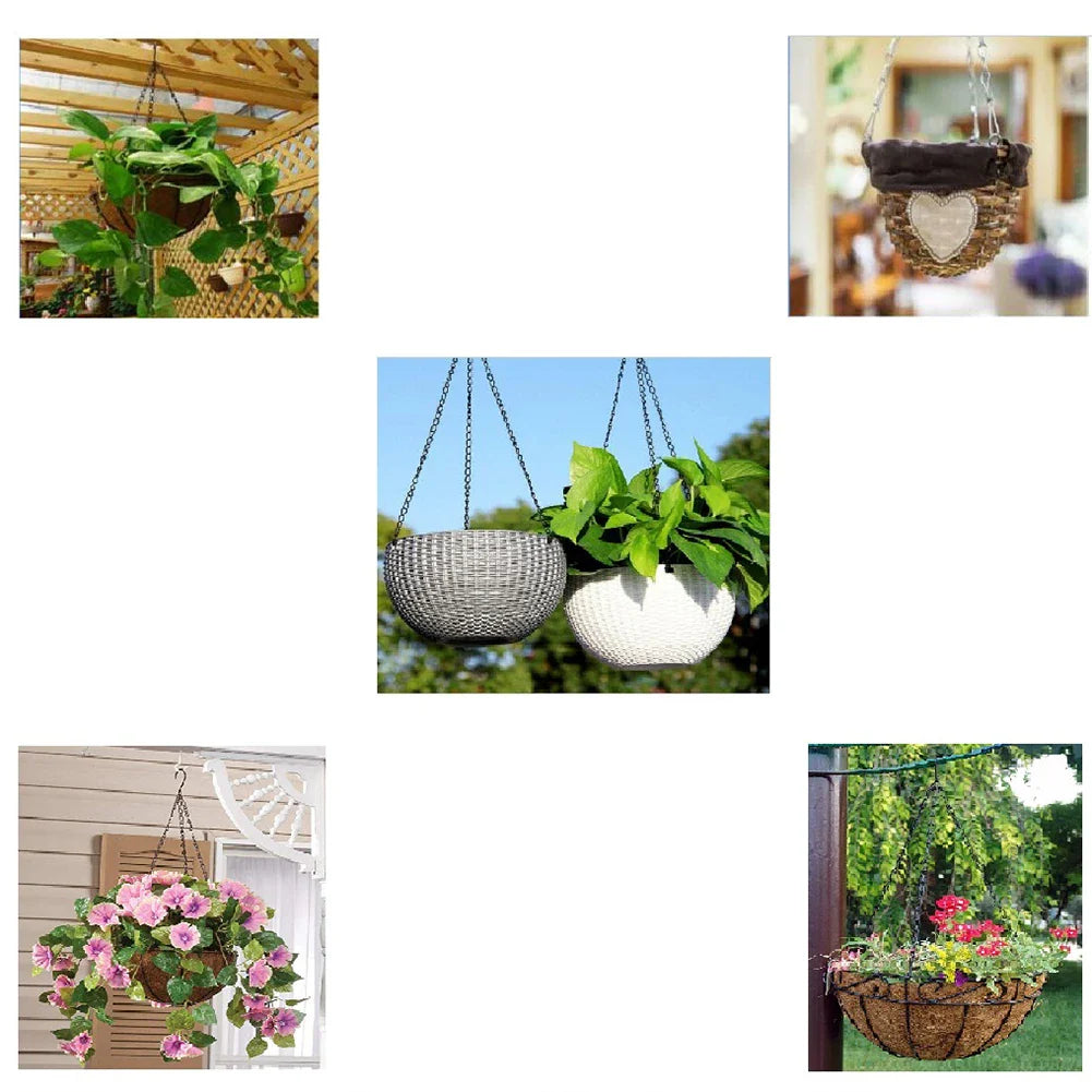 Stable Plant Hangers with Chains – Robust Suspension for Flower Pots and Garden Plants