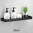 ALUMAX – Black Aluminum Corner Shelf without Drilling