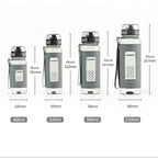 UZSPACE Sport Water Bottles, BPA-free, portable, impact-resistant, leak-proof, large capacity, fitness water kettle, Tritan plastic drinking bottle