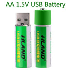 2 pieces USB rechargeable battery
