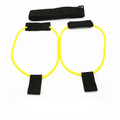 Resistance Training Belt with Elastic Bands for Squats, Leg Strength and Agility Workouts