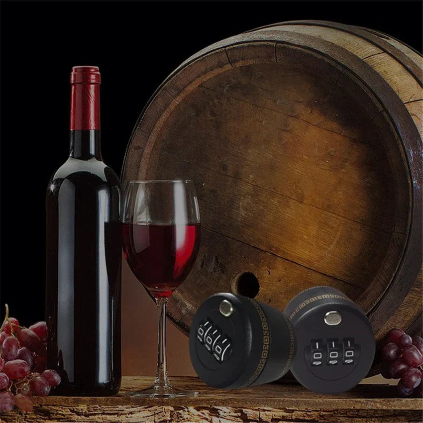 Drink Safe Reusable Childproof Password Lock Wine Bottle Stopper