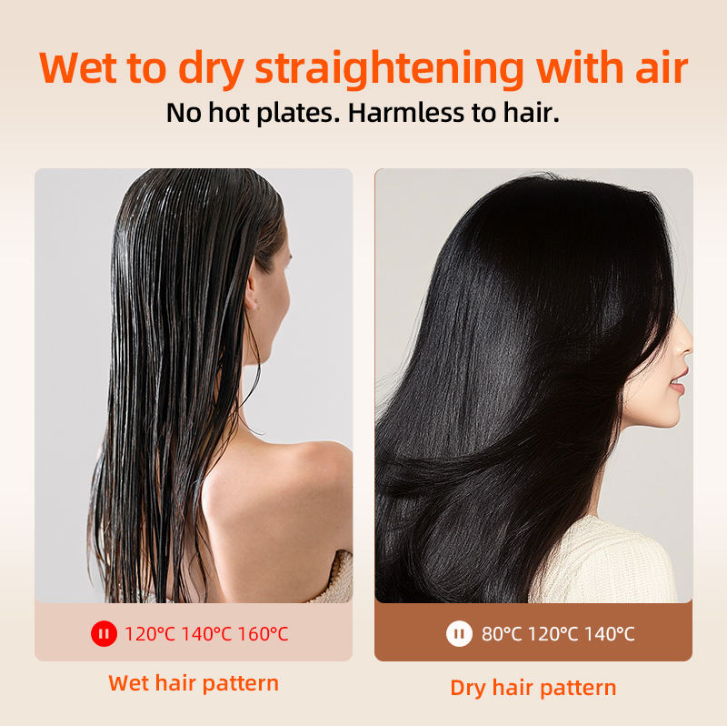 2-in-1 Hair Dryer & Straightener for Effortless Styling
