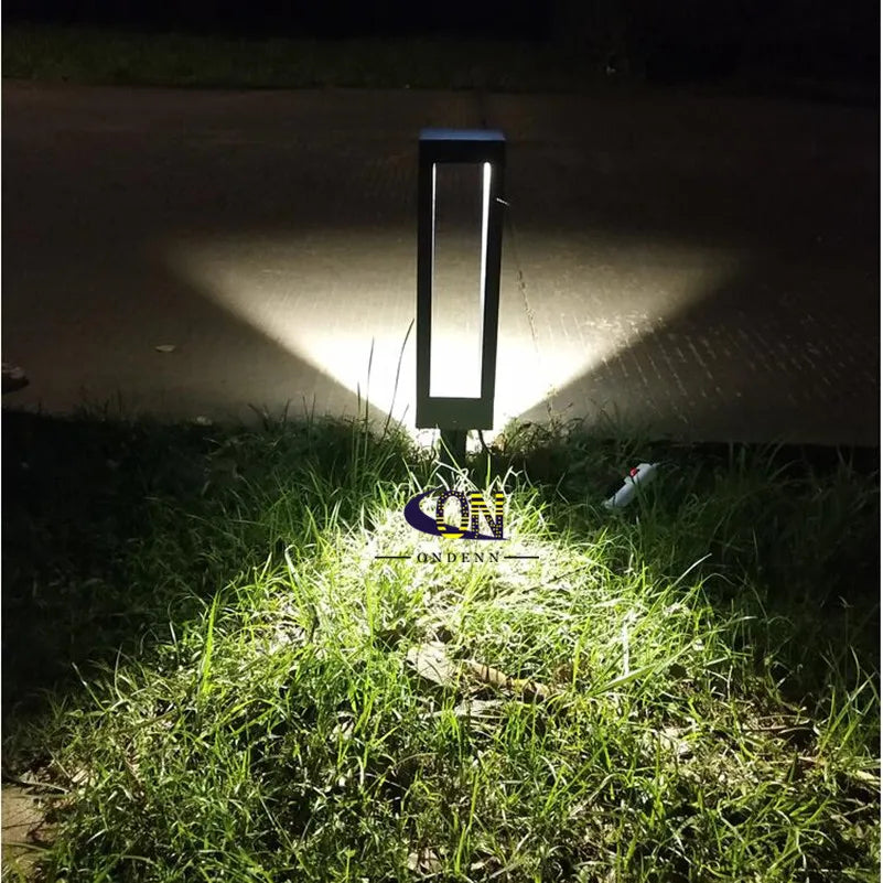 15W LED garden light: aluminum post lamp for outdoor courtyard, villa landscape lighting