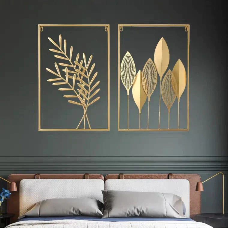 LuxiLeaf - Golden Wall Decoration