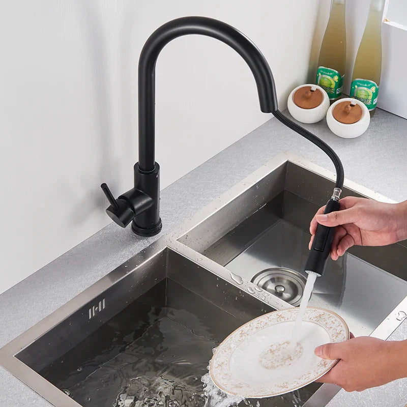 Pull-out Kitchen Faucet with Touch Control and Sensor Function