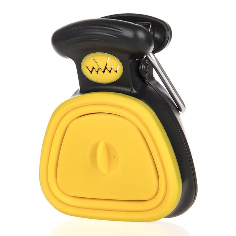 Portable Dog Poop Scooper with Clip & Adjustable Grabber