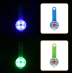 Rechargeable LED safety tag for pets