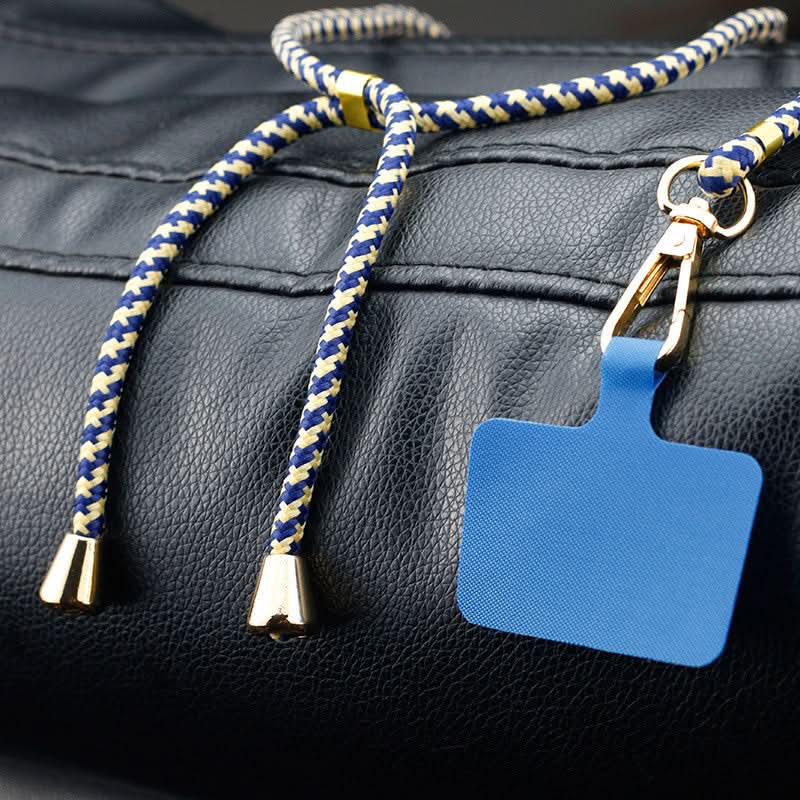 Adjustable Phone Lanyard with Reinforced Holder and Retaining Clip
