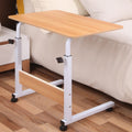 Wood Texture Portable Household Detachable Laptop Table Nightstand