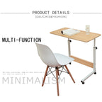 Wood Texture Portable Household Detachable Laptop Table Nightstand