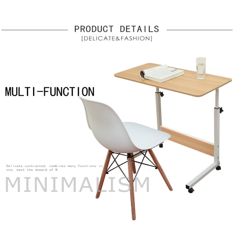 Wood Texture Portable Household Detachable Laptop Table Nightstand