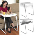 Plastic pad steel tube holder lift bar foldable portable multifunctional laptop table, height adjustable: 53-74cm, angle adjustable: 30 degrees / 60 degrees / 90 degrees / 180 degrees