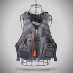MEN Outdoor Multifunctional Fishing Vest Life Jacket (Gray)