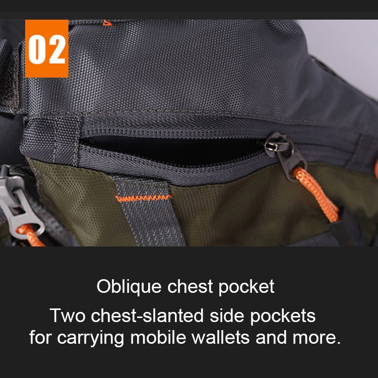 MEN Outdoor Multifunctional Fishing Vest Life Jacket (Gray)