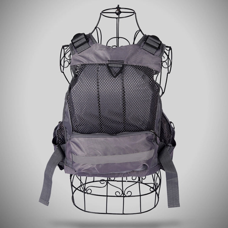 MEN Outdoor Multifunctional Fishing Vest Life Jacket (Gray)