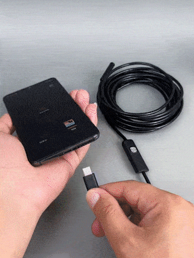 HD Inspection Endoscope Camera – Waterproof with Adjustable LED Light