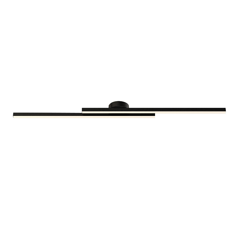 Recessed Black LED Strips of Long Length