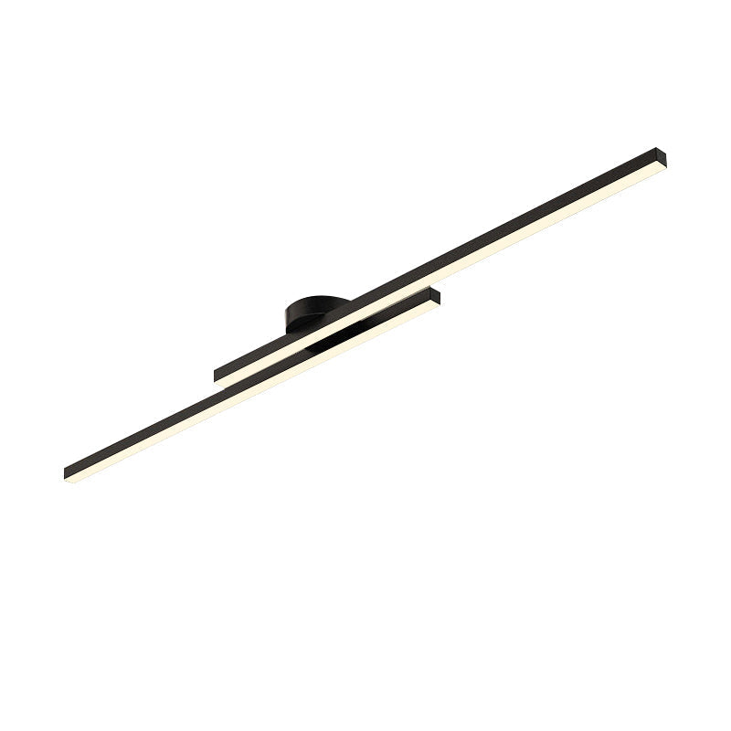 Recessed Black LED Strips of Long Length
