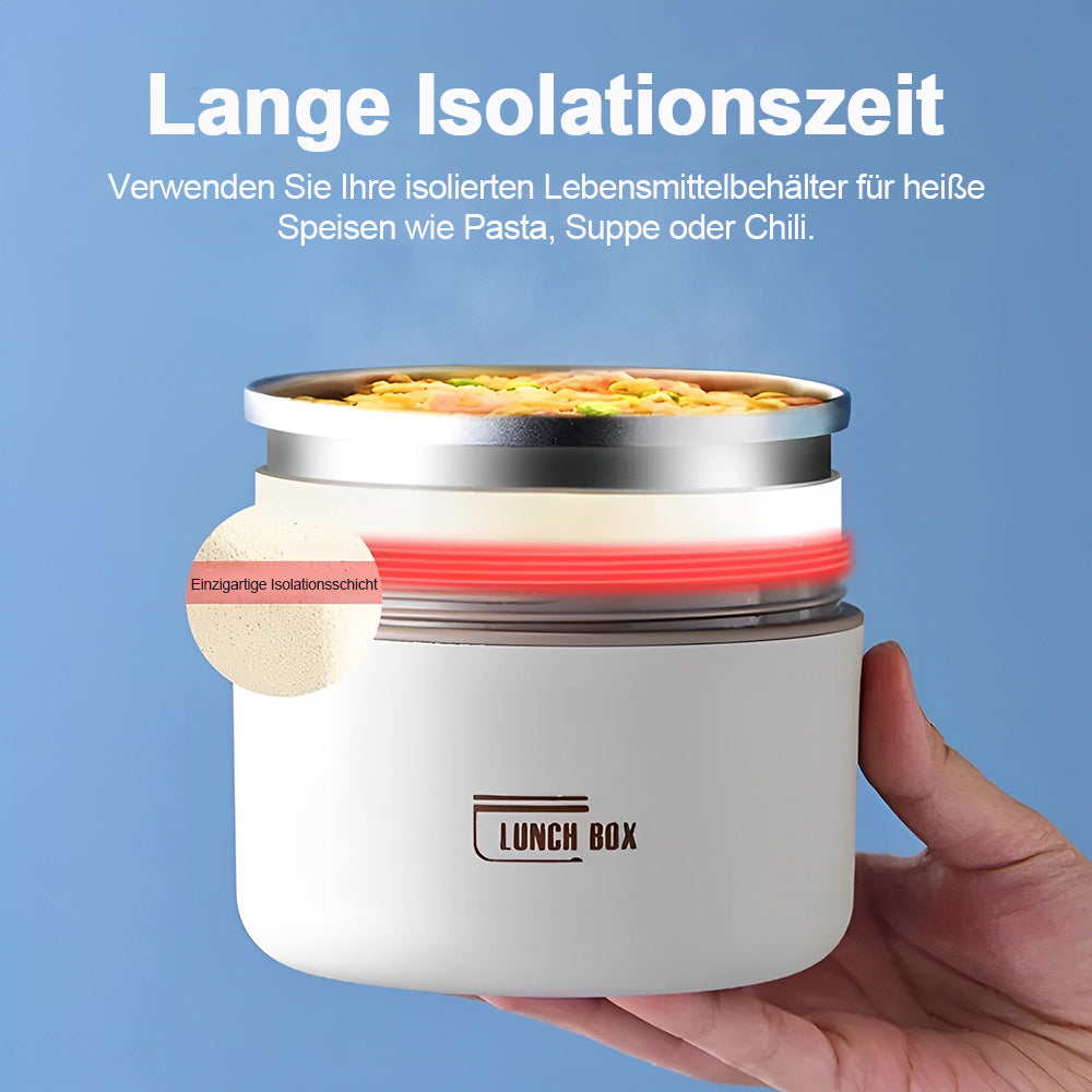 Portable insulated lunch box set