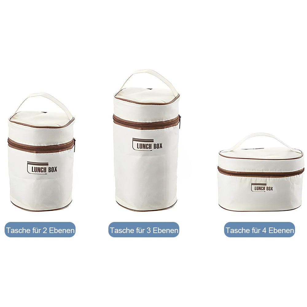 Portable insulated lunch box set