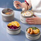 Portable insulated lunch box set