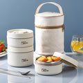 Portable insulated lunch box set