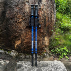 Adjustable Aluminum Trekking Poles for Safe Hiking