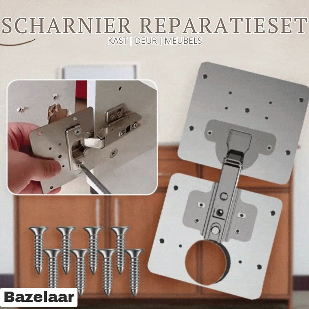 Hinge Repair Kit for Cabinets & Furniture