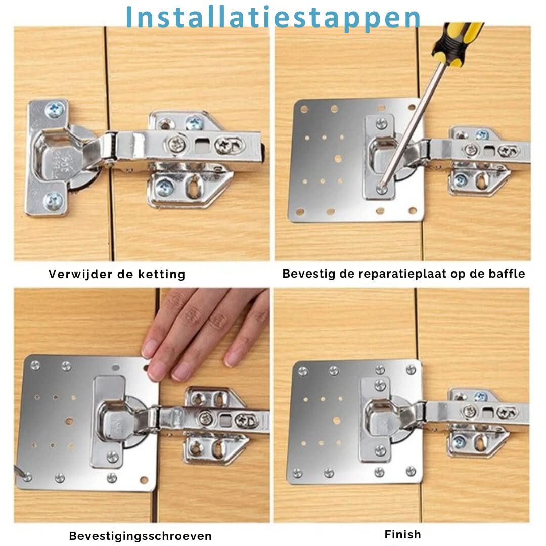 Hinge Repair Kit for Cabinets & Furniture