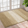 Washable floor mat for entrances with water-absorbing design
