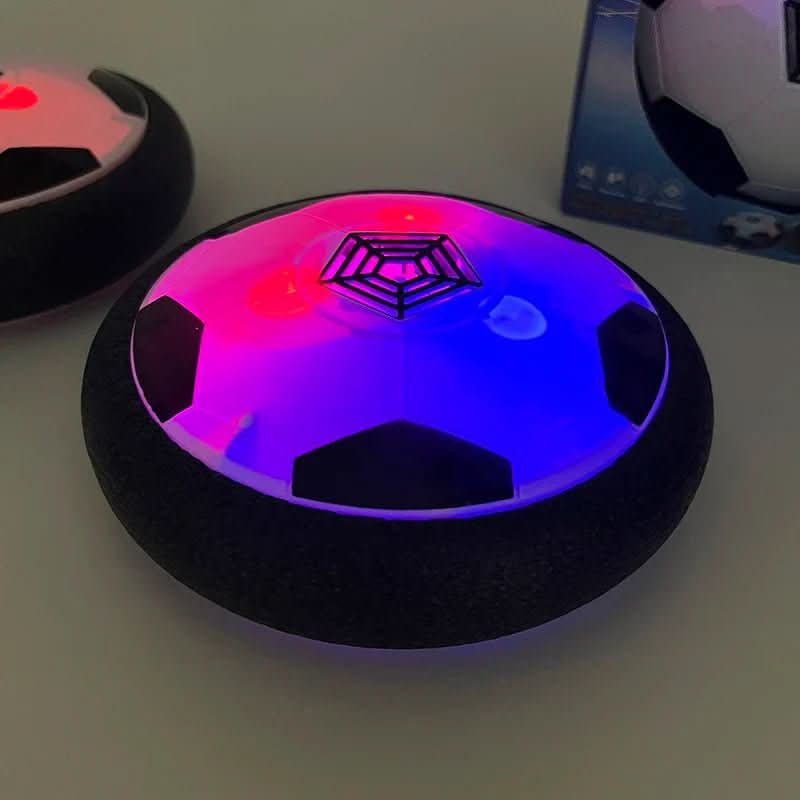 Floating soccer ball for indoor & outdoor use with soft protective edge