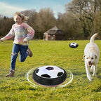 Floating soccer ball for indoor & outdoor use with soft protective edge