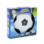Floating soccer ball for indoor & outdoor use with soft protective edge
